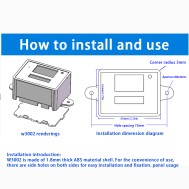 Controlador de Temperatura Digital XH-W3002 AC110-220V 1500W Termostato Microcomputador com cabo de 1 m para Arduino