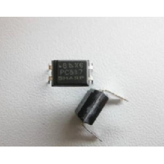 PC817 optoacoplador com fototransistor DIP-4 para montagem de alta densidade