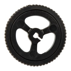 Roda/Pneu 3PI miniQ 34 mm, preta, para motor N20, acess&oacute;rio para Arduino
