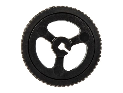 Roda/Pneu 3PI miniQ 34 mm, preta, para motor N20, acess&oacute;rio para Arduino - Imagem 1