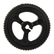 Roda/Pneu 3PI miniQ 34 mm, preta, para motor N20, acess&oacute;rio para Arduino