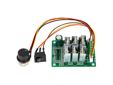 Shield para Arduino, Driver trif&aacute;sico 500W 5V&ndash;36V 15A para motor DC, alta efici&ecirc;ncia - Imagem 2