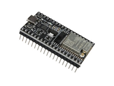 Placa base preta ESP32-DEVKITC com ESP32-WROOM-32U e CP2102 - Imagem 5
