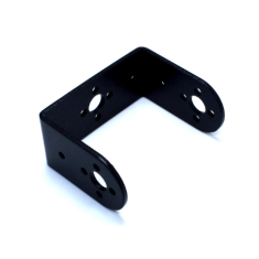 Suporte em U curto preto (bracket)