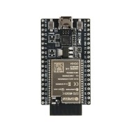 Base de desenvolvimento preta para ESP32-DEVKITC com ESP32-WROVER-E 8MB Flash e 8MB PSRAM (Shield Arduino)