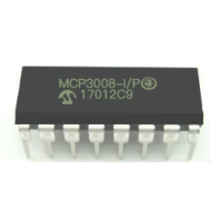 Chip MCP3008-I/P em encapsulamento DIP, original