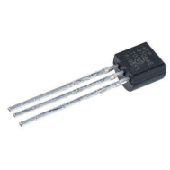 MCP9700A-E/TO em encapsulamento TO-92, componente eletr&ocirc;nico