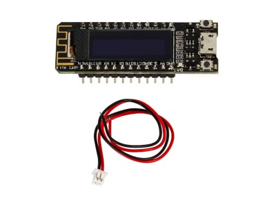 M&oacute;dulo WeMos NodeMCU ESP8266 com display OLED branco 0,91" (Arduino Shield) - Imagem 1