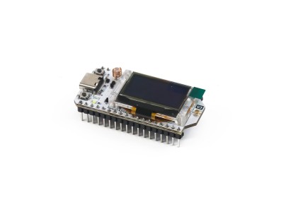 M&oacute;dulo ESP32-S3 com SX1262, display OLED 0,96'' azul, Bluetooth e Wi‑Fi, Shield Arduino com antena - Imagem 1