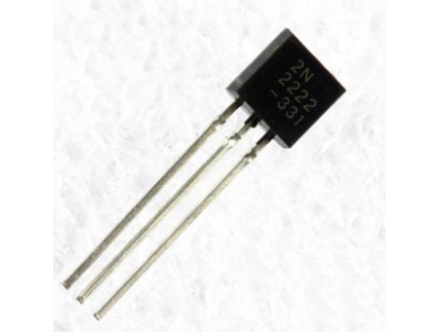 Transistor NPN 2N2222A encapsulado TO-92 para projetos Arduino - Imagem 1
