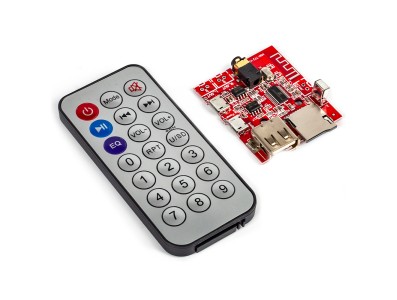 M&oacute;dulo decodificador MP3 Bluetooth 4.1, placa receptora de &aacute;udio com controle remoto para Arduino Shield (AH) - Imagem 2