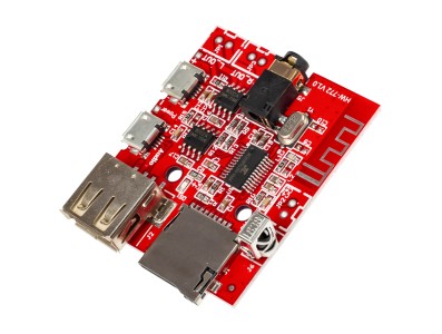 M&oacute;dulo decodificador MP3 Bluetooth 4.1, placa receptora de &aacute;udio com controle remoto para Arduino Shield (AH) - Imagem 4