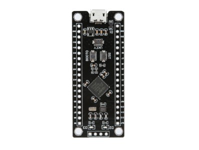 Placa de desenvolvimento micro STM32F411CEU6 preta n&atilde;o soldada, Shield Arduino - Imagem 1