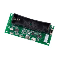 XH-A153 Shield Arduino Bluetooth 5.0 com suporte para bateria de l&iacute;tio e amplificador Classe D est&eacute;reo 2x5W duplo canal