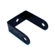 Suporte em U longo preto - Thumb - 1