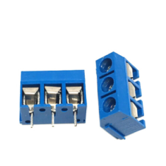 Terminal de parafuso KF301 3 pinos 5,08 mm azul