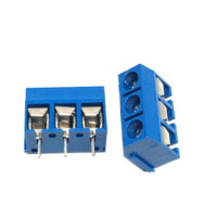 Terminal de parafuso KF301 3 pinos 5,08 mm azul