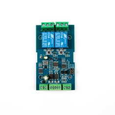 M&oacute;dulo Rel&eacute; 2 Canais 5V Modbus RTU RS485/TTL 7-24V com Prote&ccedil;&atilde;o Anti-Invers&atilde;o