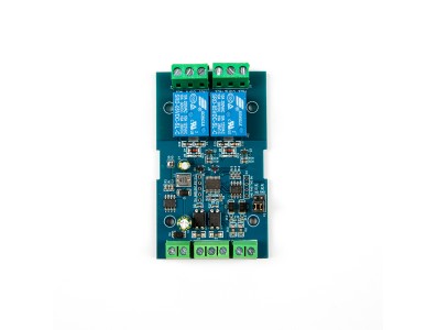 M&oacute;dulo Rel&eacute; 2 Canais 5V Modbus RTU RS485/TTL 7-24V com Prote&ccedil;&atilde;o Anti-Invers&atilde;o - Imagem 1