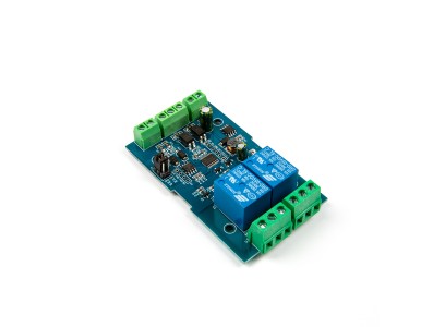 M&oacute;dulo Rel&eacute; 2 Canais 5V Modbus RTU RS485/TTL 7-24V com Prote&ccedil;&atilde;o Anti-Invers&atilde;o - Imagem 3