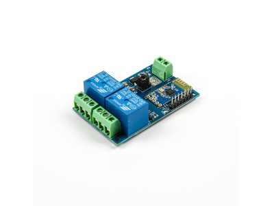 M&oacute;dulo Rel&eacute; 2 Canais DC 5V Bluetooth, Controle Remoto por Celular e Internet (Sem Fio) - Imagem 2