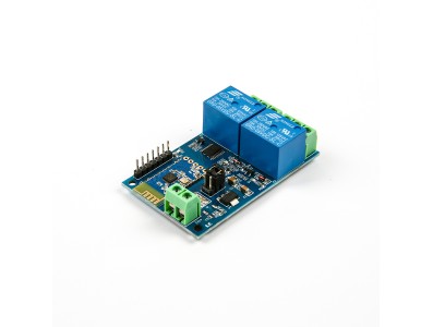 M&oacute;dulo Rel&eacute; 2 Canais DC 5V Bluetooth, Controle Remoto por Celular e Internet (Sem Fio) - Imagem 3