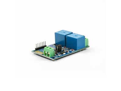 M&oacute;dulo Rel&eacute; 2 Canais DC 12V com Bluetooth e controle remoto por celular via Internet - Imagem 2