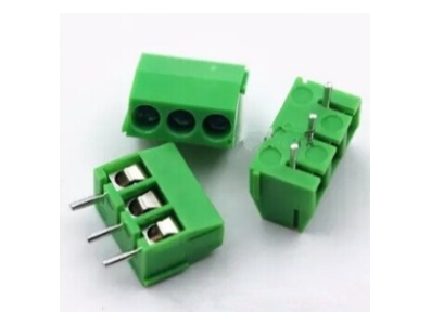 Bloco de terminais de parafuso para PCB 3 pinos 3,5 mm pinos retos - Imagem 1