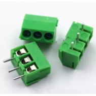 Bloco de terminais de parafuso para PCB 3 pinos 3,5 mm pinos retos