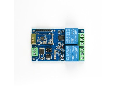 M&oacute;dulo Rel&eacute; 2 Canais DC 12V com Bluetooth e controle remoto por celular via Internet - Imagem 1
