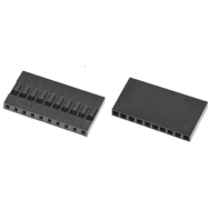 Conector Dupont f&ecirc;mea 10 pinos 2,54 mm (1x10)