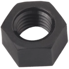 Porca de nylon M3 preta