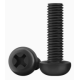 Parafuso de nylon M3 x 12 mm, preto - Thumb - 1