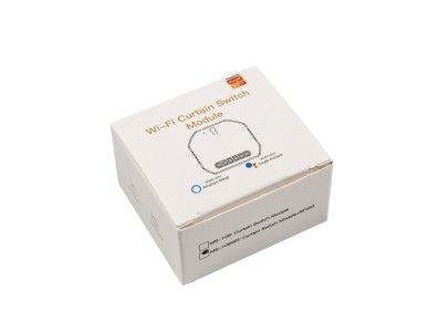 M&oacute;dulo interruptor para cortina Tuya WiFi 90-250V RF 433MHz compat&iacute;vel com Alexa - Imagem 3