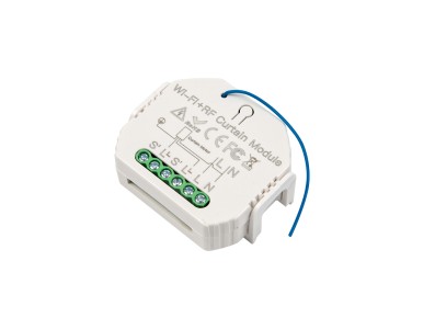 M&oacute;dulo interruptor para cortina Tuya WiFi 90-250V RF 433MHz compat&iacute;vel com Alexa - Imagem 4