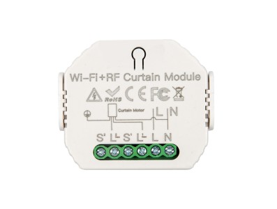 M&oacute;dulo Interruptor Wi-Fi Tuya para Cortina - Imagem 1
