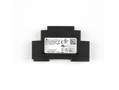 Fonte chaveada Delta DRC-24V10W1AZ 24 V 10 W, inv&oacute;lucro moldado isolado para trilho guia - Imagem 1