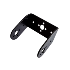 Suporte em U diagonal para servo, preto