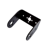 Suporte em U diagonal para servo, preto