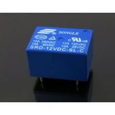 Rel&eacute; de pot&ecirc;ncia SRD-12VDC-SL-C 12V DC 5 pinos