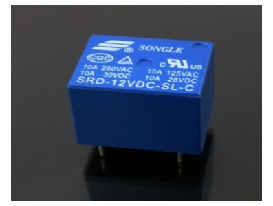 Rel&eacute; de pot&ecirc;ncia SRD-12VDC-SL-C 12V DC 5 pinos - Imagem 1