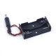 Porta pilhas 2 x AA sem tampa com conector DC - Thumb - 3