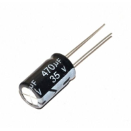 Capacitor eletrol&iacute;tico de alum&iacute;nio 470 &micro;F 35 V 10 x 17 mm, acess&oacute;rio para Arduino