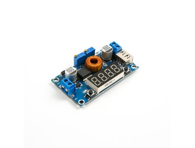 Conversor DC-DC XL4015 Step-down ajust&aacute;vel 5A 75W com volt&iacute;metro display digital de 4 bits - Imagem 2