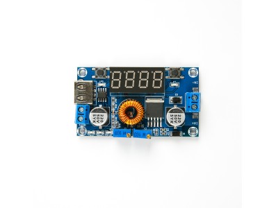 Conversor DC-DC XL4015 Step-down ajust&aacute;vel 5A 75W com volt&iacute;metro display digital de 4 bits - Imagem 1