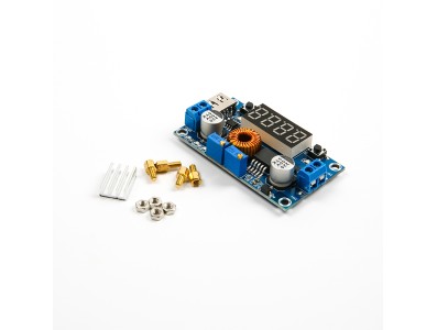 Conversor DC-DC XL4015 Step-down ajust&aacute;vel 5A 75W com volt&iacute;metro display digital de 4 bits - Imagem 6