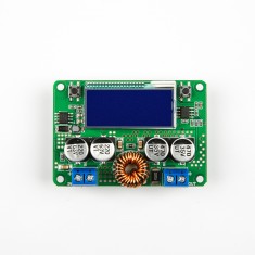 7A DC 60V Adjustable Step-Down Regulator, NC Power Supply Module, Current Voltage Meter, LCD Display