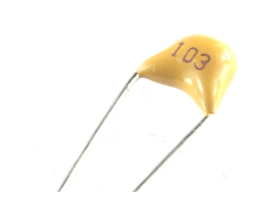 Capacitores cer&acirc;micos multicamadas 103, 10 nF (0,01 &micro;F) - Imagem 1