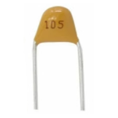 Capacitor cer&acirc;mico multicamada 1 &micro;F (marca&ccedil;&atilde;o 105)