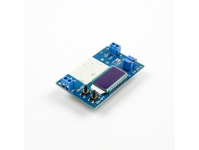 M&oacute;dulo conversor DC-DC Buck Step-Down ajust&aacute;vel 0-32V 12A com corrente constante e display LCD - Imagem 5